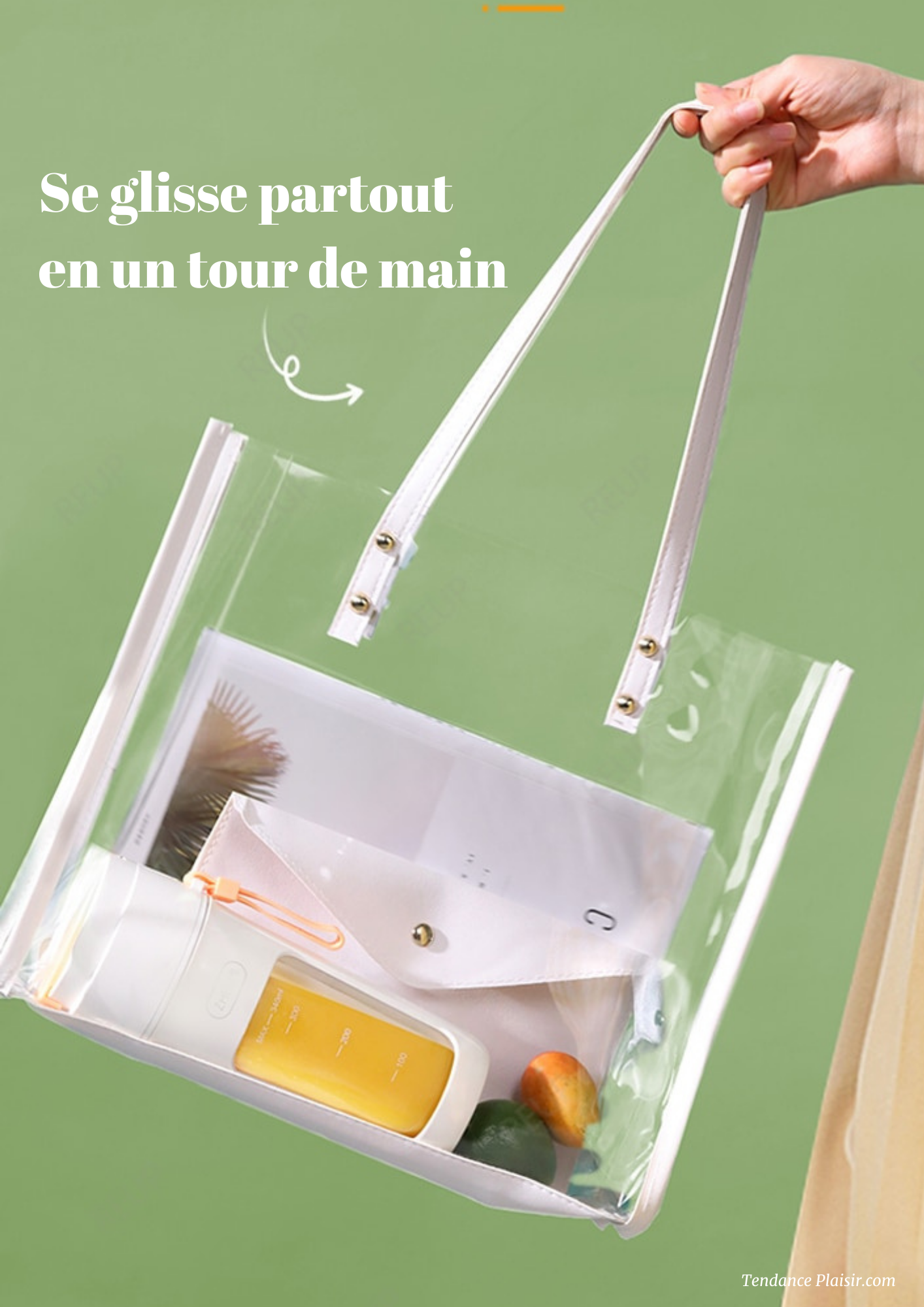 Mini Blender portatif - Smoothies - Jus de fruit -  Préparation Protéiné -