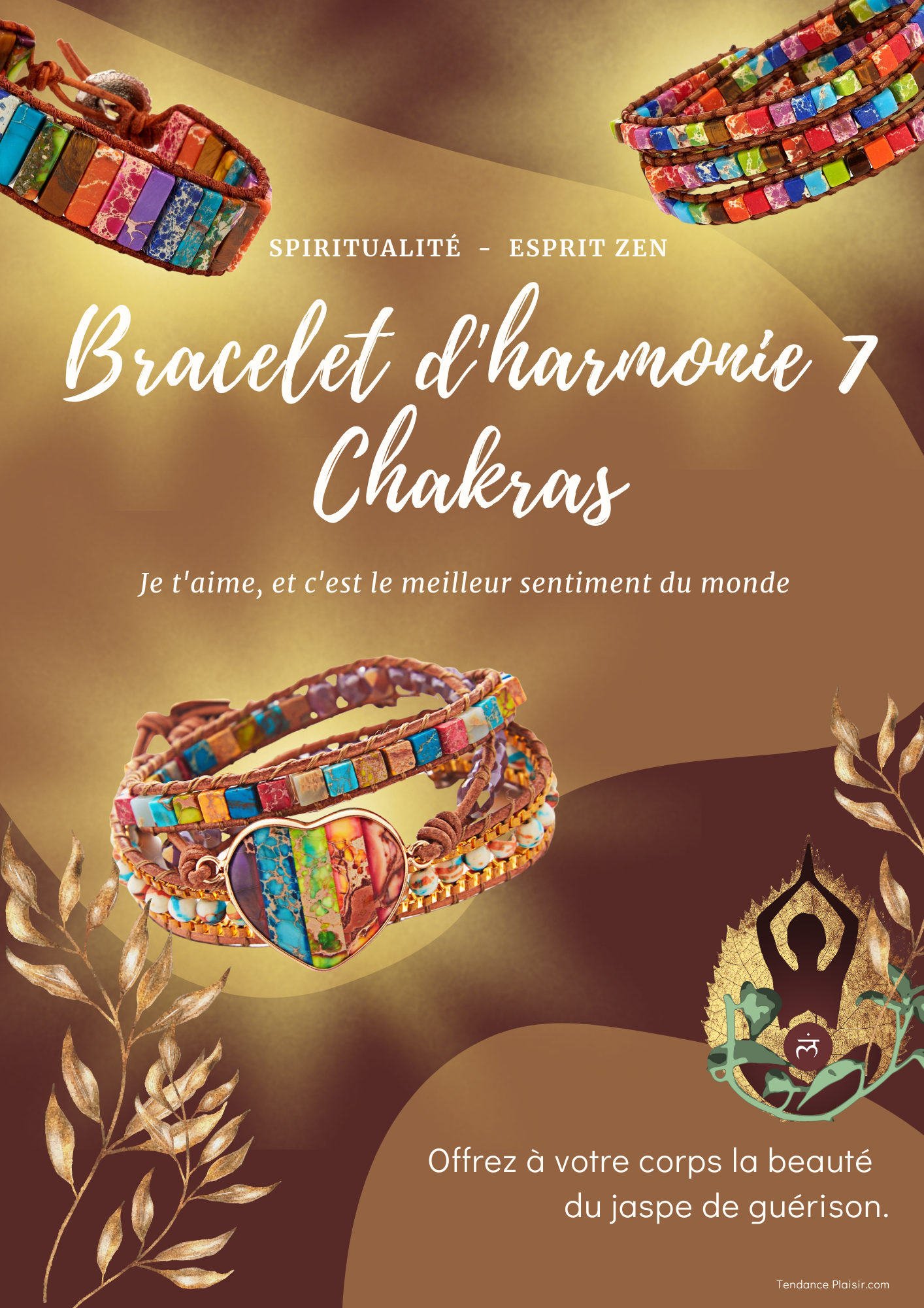"NaturalMeditation"  - Le Bracelet aux 7 Chakras