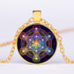 Collier à géométrie sacrée en Cube de métatron   | spiritualité