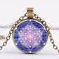 Collier à géométrie sacrée en Cube de métatron   | spiritualité