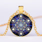 Collier à géométrie sacrée en Cube de métatron   | spiritualité