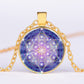 Collier à géométrie sacrée en Cube de métatron   | spiritualité