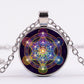 Collier à géométrie sacrée en Cube de métatron   | spiritualité