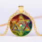 Collier à géométrie sacrée en Cube de métatron   | spiritualité