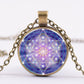 Collier à géométrie sacrée en Cube de métatron   | spiritualité