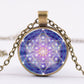 Collier à géométrie sacrée en Cube de métatron   | spiritualité