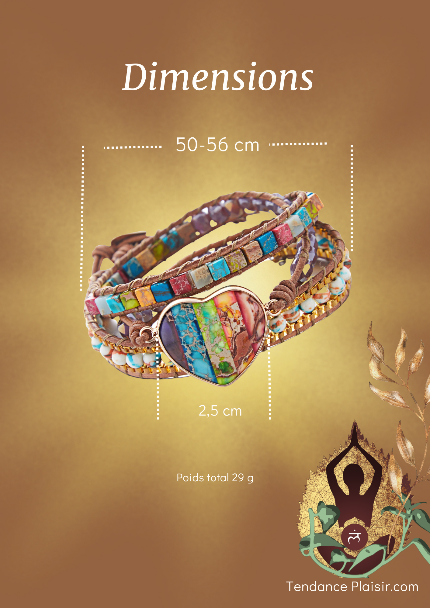 "NaturalMeditation"  - Le Bracelet aux 7 Chakras